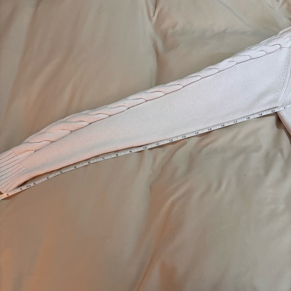 NWT Colorado Avalanche Cable Knit Pullover Crewneck Sweater Size Large - Picture 5 of 11